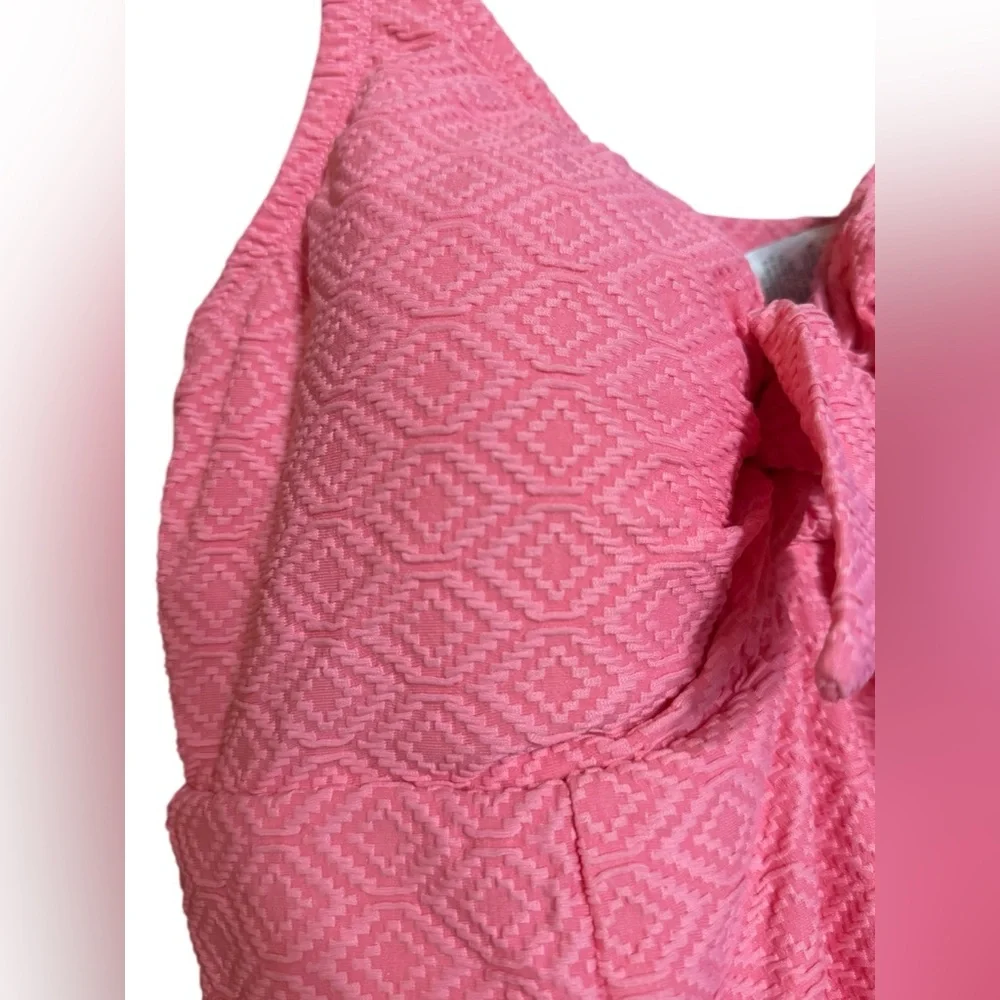 Swim Solutions Tummy Control Bow Front Swim Dress NWT Sz 18 - Picture 5 of 15